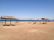 人很少，海的对面就是以色列了